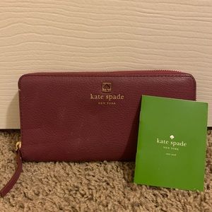 Kate Spade Maroon Wallet
